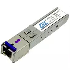 Модуль SFP GIGALINK GL-OT-SG14SC1-1310-1550-D WDM, 1Гбит/c, одно волокно SM, SC, Tx:1310/Rx:1550 нм, DDM, 14 дБ (до 20 км) (GL-30TSC-D)