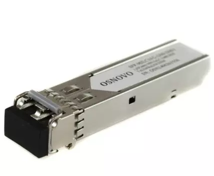 Модуль SFP OSNOVO SFP-M2LC14-G-1310-1310-I оптический, промышленный, два волокна Multy Mode. Скорость: до 1.25 Гбит/c. Тип разъема: 2xLC. Оптический б