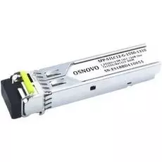 Модуль SFP OSNOVO SFP-S1LC12-G-1550-1310 до 1.25 Гбит/c, LC/12дБ/расстояние передачи до 3км/Tx 1550/Rx 1310/поддержка DDM
