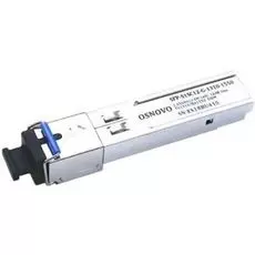 Модуль SFP OSNOVO SFP-S1SC12-G-1310-1550 до 1.25 Гбит/c, SC/12дБ/расстояние передачи до 3км/Tx 1310/Rx 1550/поддержка DDM