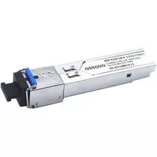 Модуль SFP OSNOVO SFP-S1SC18-F-1310-1550 оптический, одно волокно Single Mode. Скорость: до 155 мбит/c. Тип разъема: SC. Оптический бюджет: 18дБ. Расс