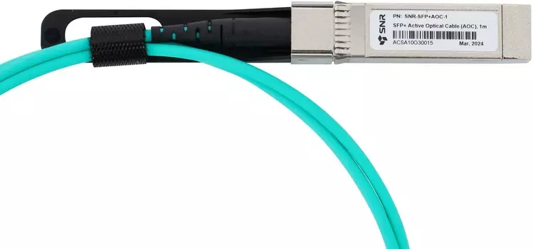 Модуль SFP+ SNR SNR-SFP+AOC-1 Active Optical Cable (AOC), дальность до 1м