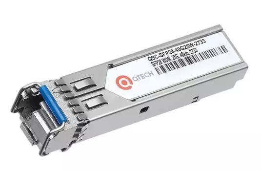 Модуль QTECH QSC-SFP28-40G25W-2733 оптический WDM SFP28, 25G, 40км, 1270нм1330нм, LC
