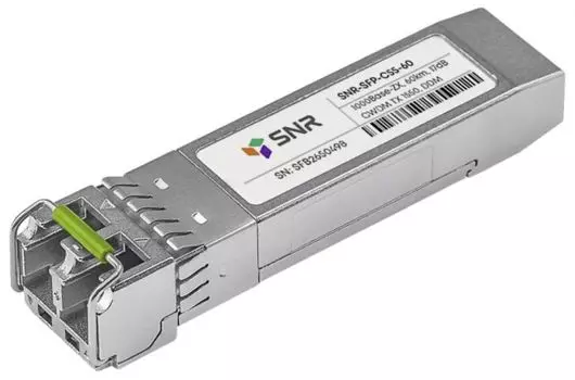 Модуль SFP SNR SNR-SFP-C55-60 CWDM оптический, дальность до 60км (17dB), 1550нм