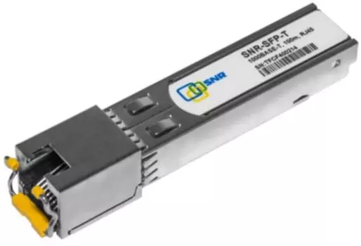 Модуль SFP SNR SNR-SFP-GE-T 1000BASE-Tс интерфейсом RJ45, (Cisco ASR) до 100м