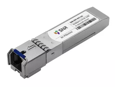 Модуль SFP SNR SNR-SFP-W17-140 WDM, дальность до 140км (34dB), 1510/1570нм