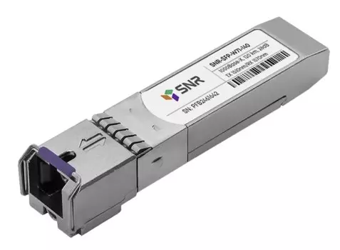 Модуль SFP SNR SNR-SFP-W71-140 WDM, дальность до 140км (34dB), 1570/1510нм