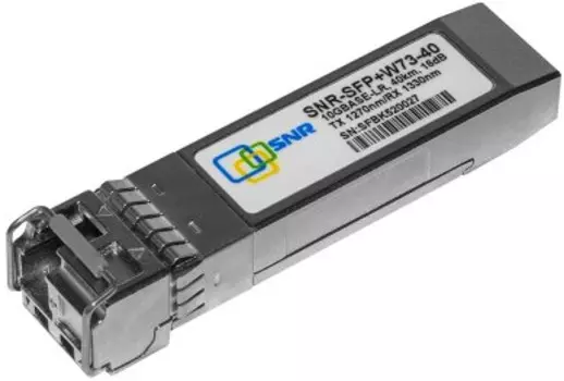 Модуль SFP+ SNR SNR-SFP+W73-40 WDM, дальность до 40км (16dB), 1270нм