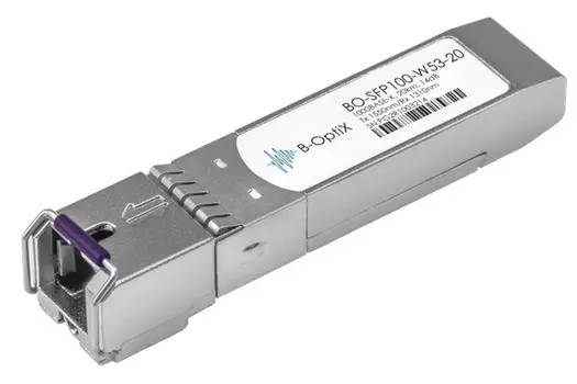 Модуль SFP WDM B-OptiX BO-SFP100-W53-20 дальность до 20км, 1550нм, 100Mb