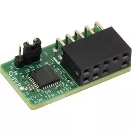 Модуль шифрования Supermicro AOM-TPM-9670V-S-O с криптографическими ключами для защиты информации и удаленной аттестации оборудования, для плат X11 с