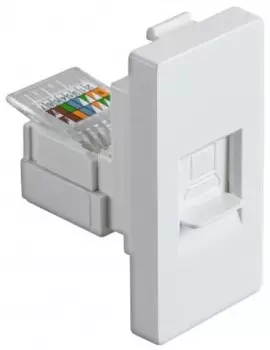 Модуль Sibling Powermodule-CAT5(W) в рамку для Интернета белый CAT5 (1/2)