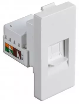 Модуль Sibling Powermodule-CAT6(W) в рамку для Интернета белый CAT6 (1/2)