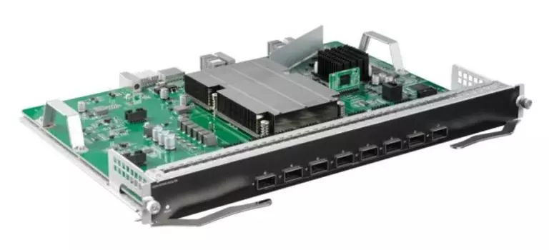 Модуль QTECH QSW-M7600-8CQ-FB линейных входов с 8 оптоволоконными портами Ethernet 100 Гбит/с (QSFP28)