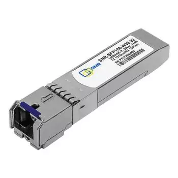 Модуль SNR SNR-SFP100-W35-20 WDM, дальность до 20км (14dB), 1310нм, 100Mb