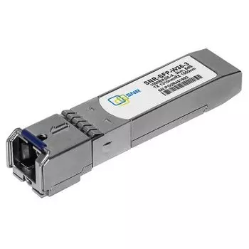 Модуль SNR SNR-SFP+SR двухволоконный, SFP+ 10GBASE-SR/SW, разъем LC duplex, рабочая длина волны 850нм, дальность до 300м (5dB), DDMI