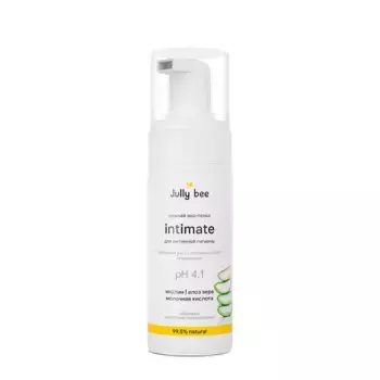 JULLY BEE Пенка для интимной гигиены с пребиотиком / INTIMATE 150 мл