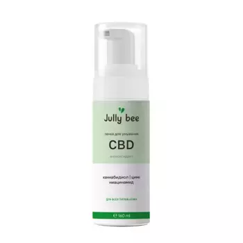 JULLY BEE Пенка для умывания c CBD, ниацинамидом и цинком / Jully Bee 160 мл