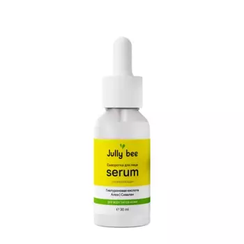 JULLY BEE Сыворотка увлажняющая для лица / ALOE VERA + HYALURONIC ACID 30 мл