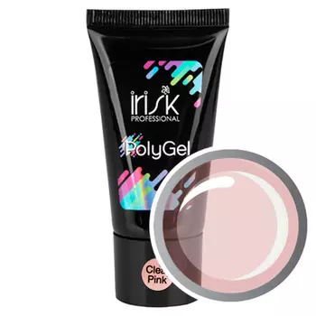 IRISK PROFESSIONAL Полигель для моделирования ногтей 03, в тубе / PolyGel Clear Pink 30 г