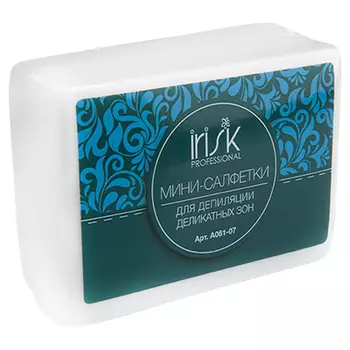 IRISK PROFESSIONAL Салфетки-мини для депиляции деликатных зон 7*10 см 100 шт