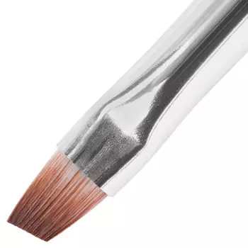 IRISK PROFESSIONAL Кисть скошенная для геля, искусственный ворс, в тубе № 3