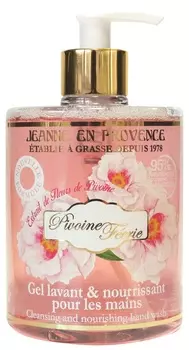 JEANNE EN PROVENCE Гель очищающий для рук Сказочный пион 500 мл