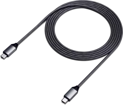 Кабель Satechi USB-C/USB-C для зарядки мощностью до 100Вт (2 м), «серый космос»