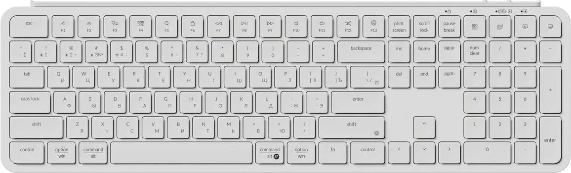 Клавиатура Keychron B6 Pro, белый