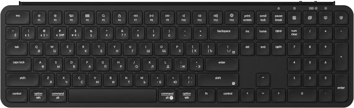 Клавиатура Keychron B6 Pro, черный