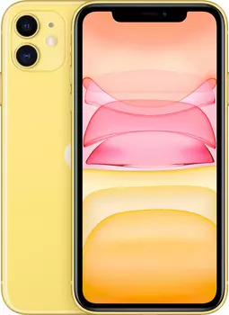 iPhone 11, 128 ГБ, желтый (новая комплектация)