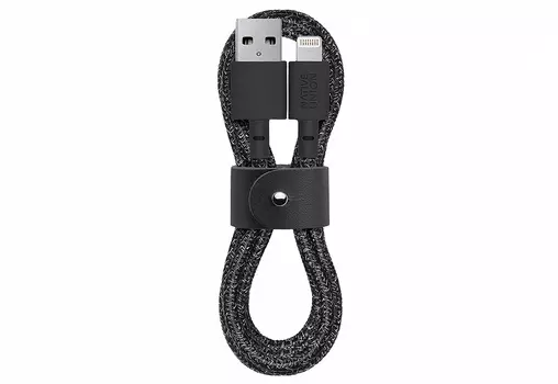 Кабель Native Union Belt Lightning/USB (1,2 м), «черный космос»