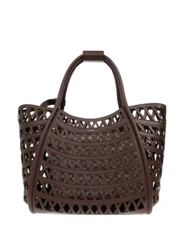 Max Mara сумка-тоут Marine, коричневый