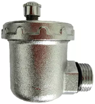 Воздухоотводчик боковой 1/2", никелированный, TIM