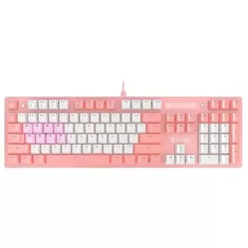 Клавиатура A4Tech Bloody B800 Dual Color розовый/белый