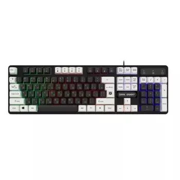 Клавиатура Defender DARK KNIGHT GK-077 RU BL/WH (45077)