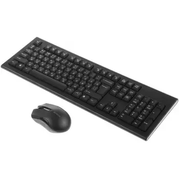 Клавиатура и мышь беспроводные A4TECH 3000NS черный