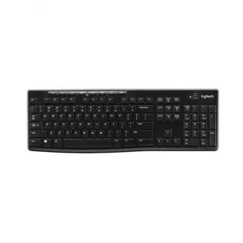 Клавиатура Logitech K270 черный/белый