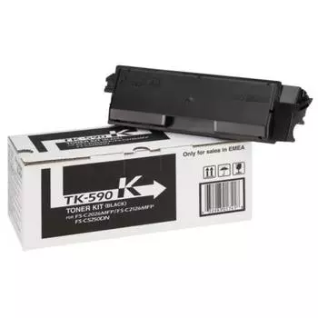 Картридж Kyocera TK-590K для Kyocera FSC2026/2126, черный