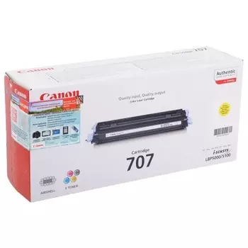 Картридж CANON 707 Y желтый