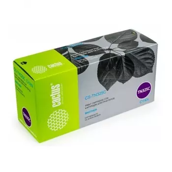 Картридж лазерный Cactus CS-TN325C голубой (3500стр.) для Brother DCP-9055/9270/HL-4140/4150/4570
