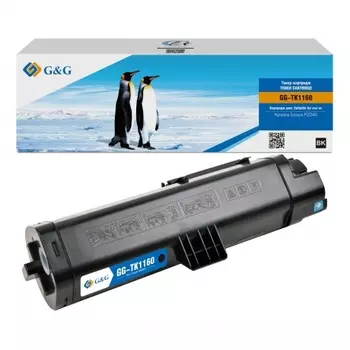 Картридж лазерный G&G GG-TK1160 черный (7200стр.) для Kyocera Ecosys P2040