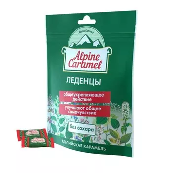 Альпийская карамель леденцы без сахара 75 г