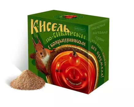 Кисель с боярышником овсяно-льняной (без крахмала), 100 г. , Сиб-КруК