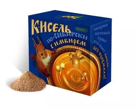 Кисель с имбирем и мятой овсяно-льняной (без крахмала), 100 г. , Сиб-КруК