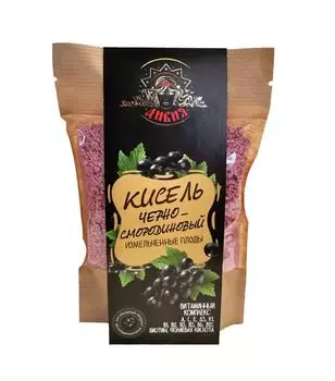 Кисель сухой витаминизированный ЧЕРНАЯ СМОРОДИНА., Малавит