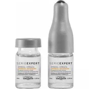 L'Oreal Professionnel Aminexil Advanced Ампулы для Тонких Волос Склонных к Выпадению 42 х 6мл