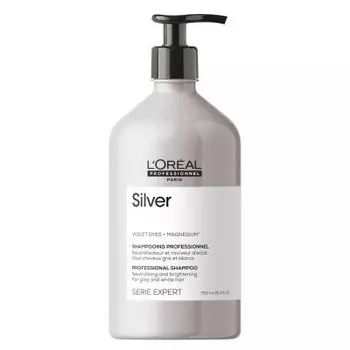 L'Oreal Professionnel Expert Silver Shampoo Шампунь для нейтрализации желтых оттенков волос 750 мл