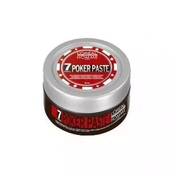 L'Oreal Professionnel Homme Poker Paste Паста Моделирующая Покер Экстремально Сильной Фиксации 75мл