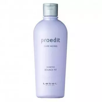 Lebel Cosmetics Proedit Shampoo Bounce Fit, Восстанавливающий шампунь для поврежденных волос 300 мл