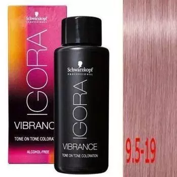 Краска IGORA VIBRANCE Tone ON Tone 9,5-19 Светлый Блондин сандрэ фиолетовый 60мл